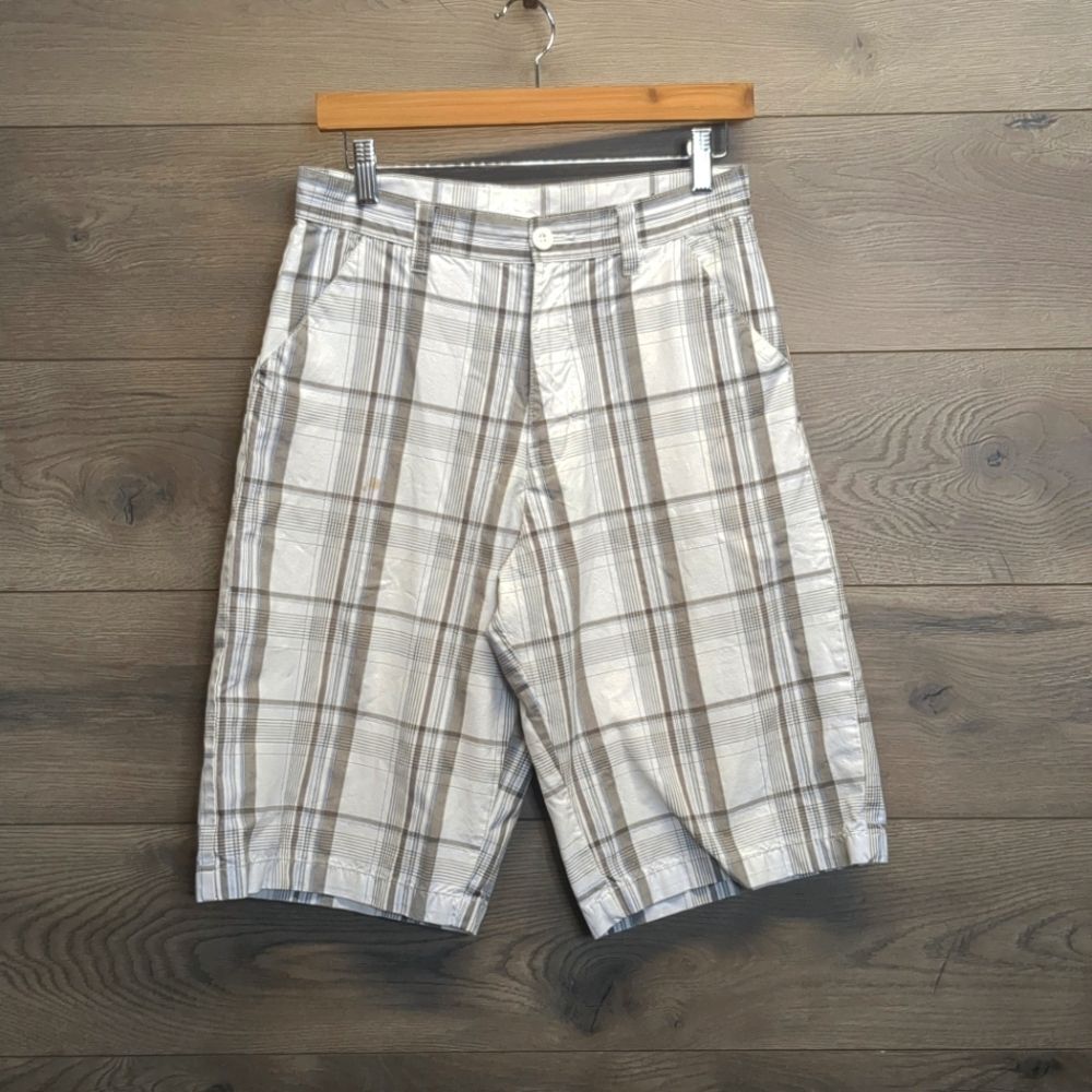 Burnside Plaid Shorts Big Kids Size 18
